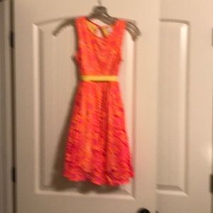 Orange/yellow summer girls dress